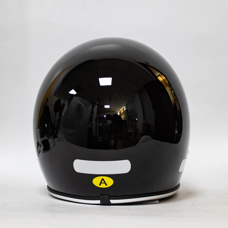Motorcycle Helmet Japanese Retro Cruise Tip Glass Fiber Reinforced Plastic Helmet Motorcycle Full Helmet