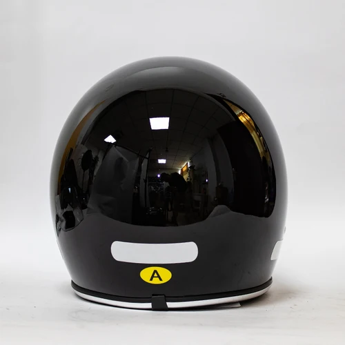 Imagen 2 del producto Casco de motocicleta japonés retro crucero punta de fibra de vidrio casco de plástico reforzado casco completo de motocicleta