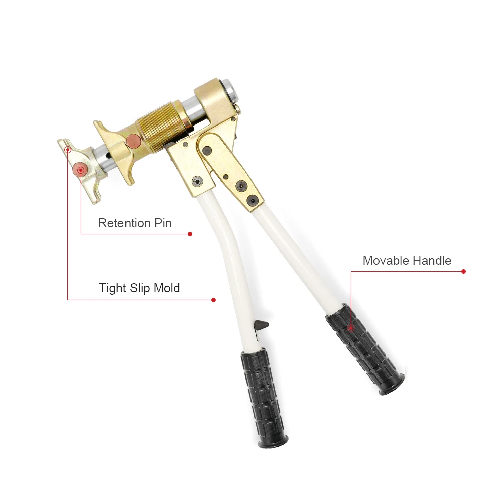 

Haicable Easy Operate Axial Push-in Style PEX Pipe Tool CW-1632 Hand Pressing Tool