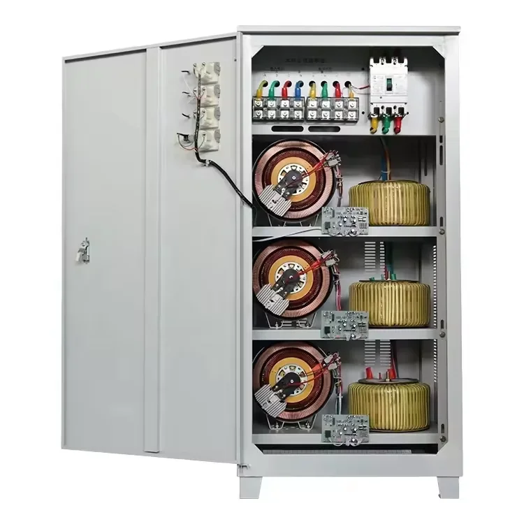 Factory directly 10kva 20kva 30kva 50kva 100kva three phase AVR automatic voltage regulator 380V Ac voltage stabilizer