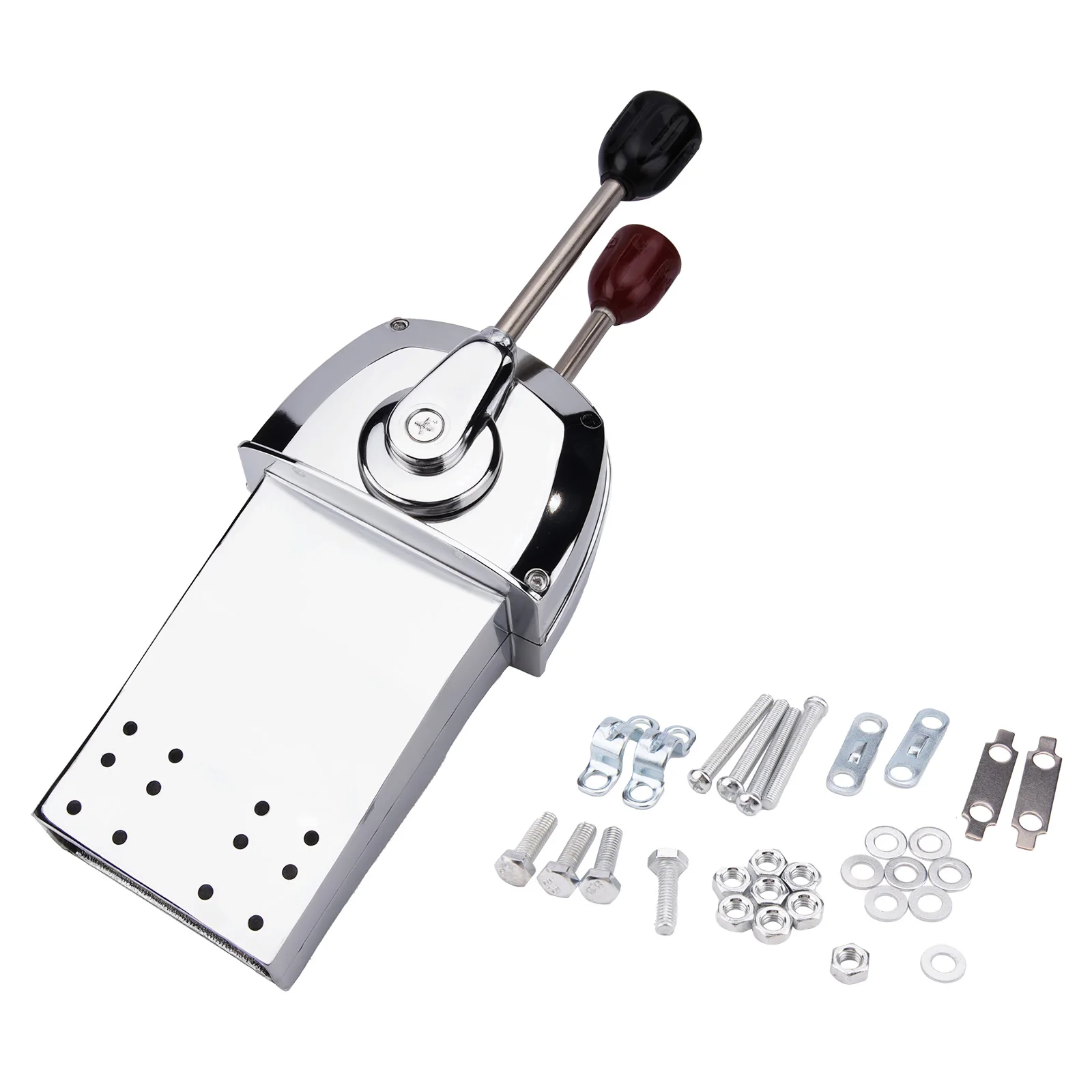 

Boat Dual Lever Handle Engine Control Top Mount Marine Engine Shift Control Boat Control Lever