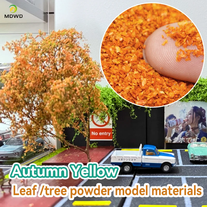 30G Simulation Diorama Turf Sponge Material Terrain Grass Powder for Military Sandtable Building Railway Model Scene Layout