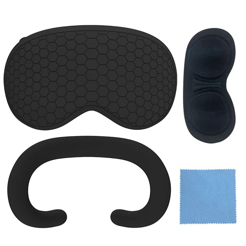 For  Vision Pro Silicone Eye Mask Kit For Vision Pro Console Case Dustproof VR Accessories