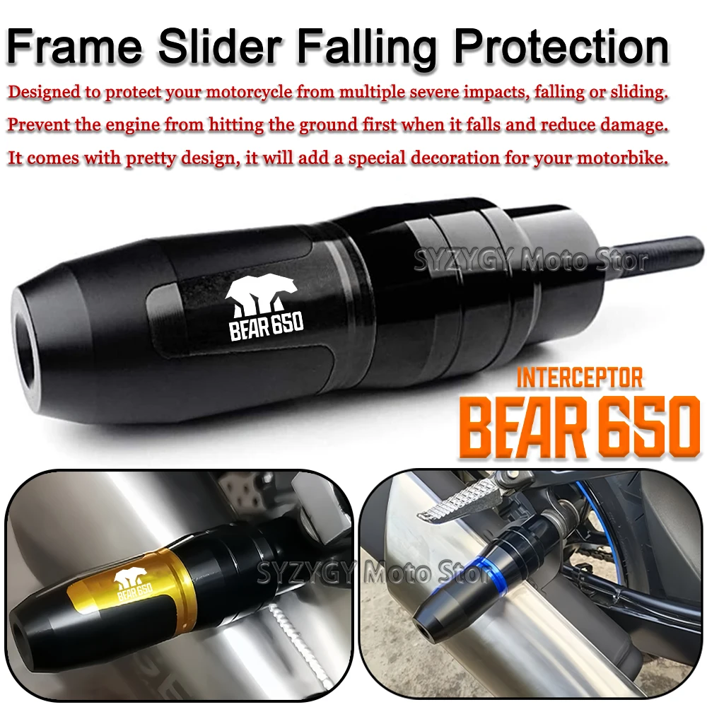 

For Bear 650 bear 650 Motorcycle CNC Accessoires Falling protection Exhaust Slider Crash