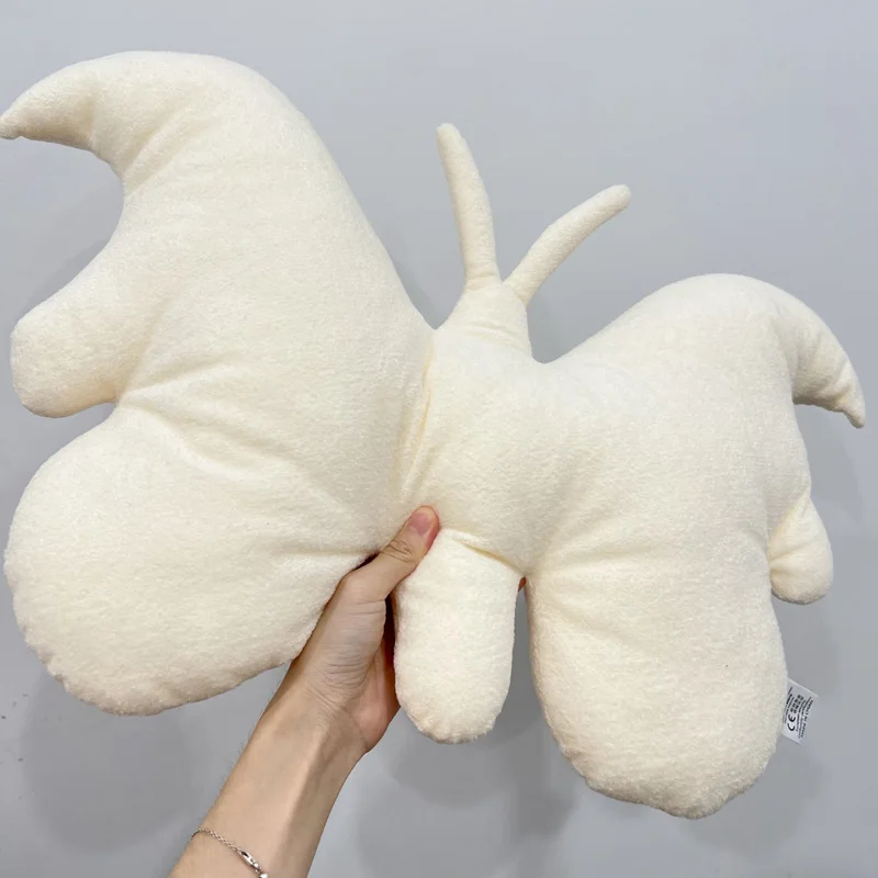 Almohada de felpa de mariposa creativa, cojín suave de peluche, decoración del hogar, regalos de cumpleaños encantadores para niñas, juguetes de peluche para niños, Ins coreano