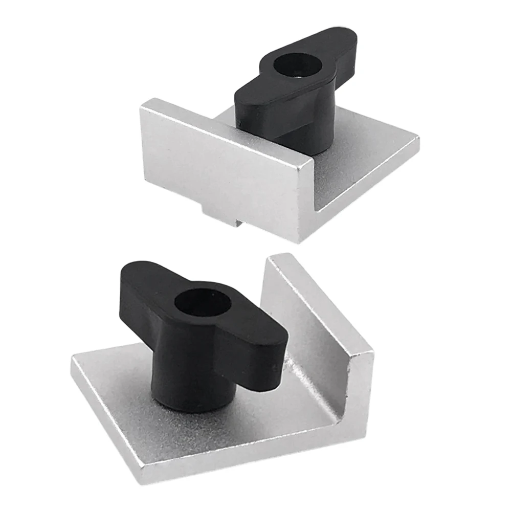 4PCS Bi-Directional Stop Kit T Track Stop Block For Woodworking Table System CNC Machining Tool Accessories