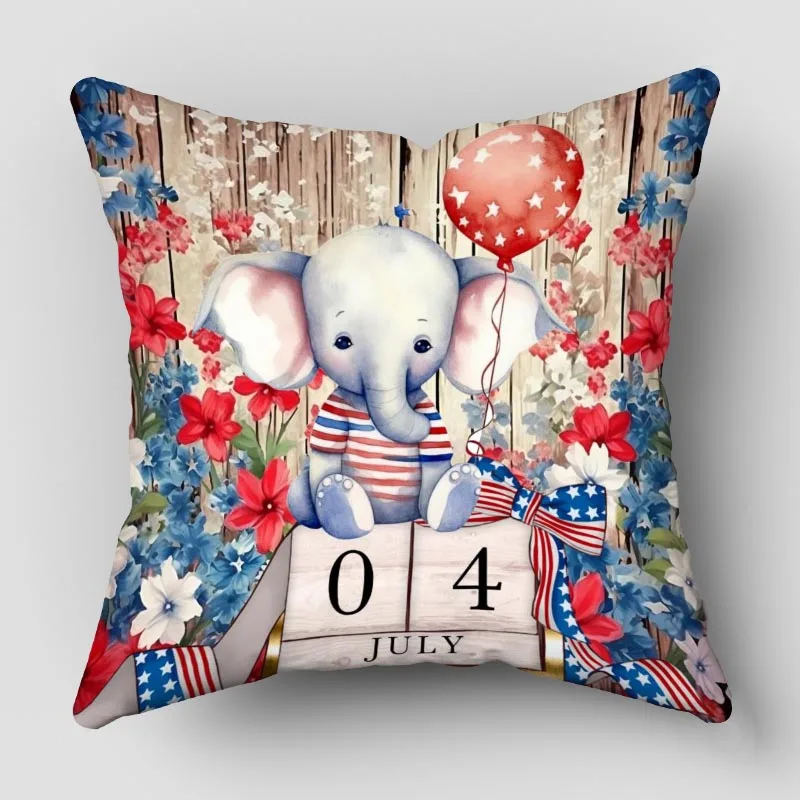 Musife America Independence July Usa  Pillowcase Art Square Zippered Pillow Cover 35*35,40*40,45*45cm wholesale