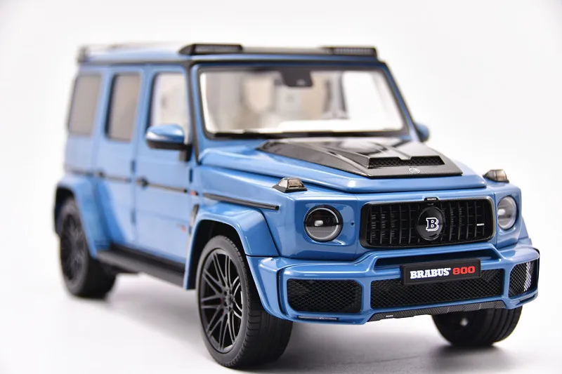 Modello di auto quasi reale 1/18 Brabus G800 Adventure Edition Xlp 800 Brabus Classe G Widestar Modello di auto Ragazzo Collezione Giocattolo Regalo