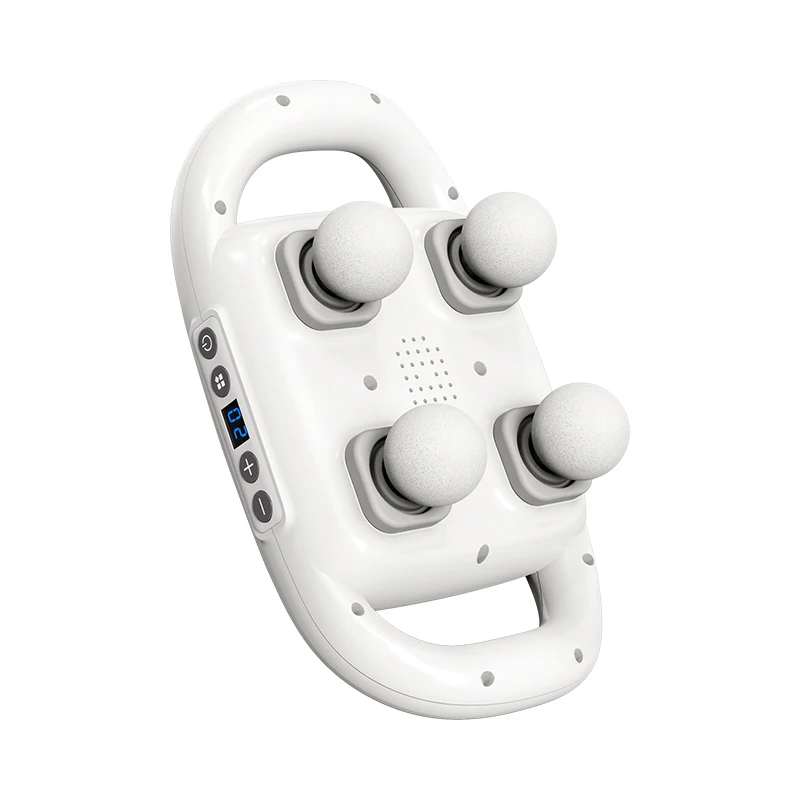 Back and Thigh Percussion Massager 4 Head 6 Gear 20 Levels Fascia Gun