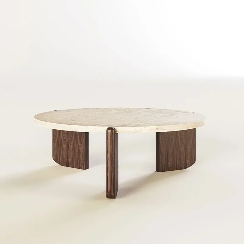 For  Round Coffee Table Marble Living Room Nordic Round Entryway Coffee Tables Entryway Breakfast Muebles Table Furniture