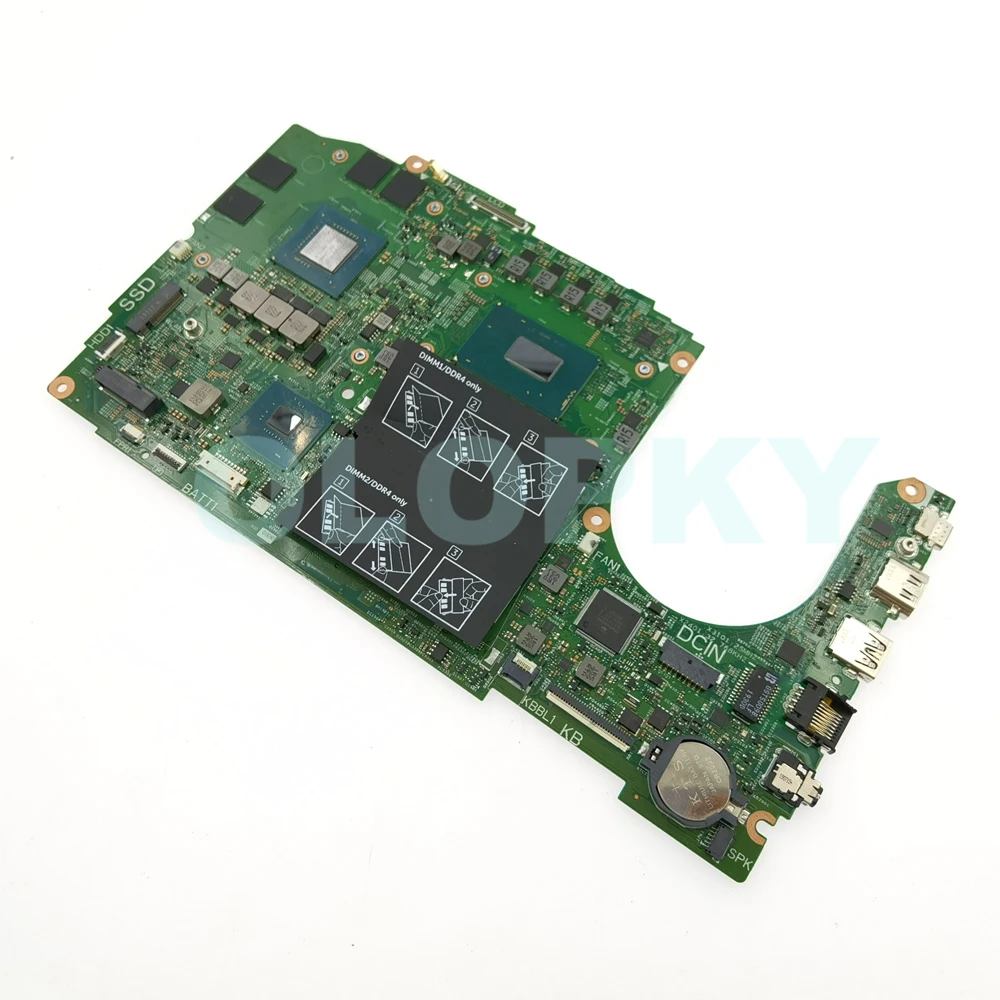 

18825-1 Laptop Motherboard For Dell G3 3590 Mainboard GTX1650 4G I5-9300H I7-9750H CPU CN-01YV01 100% tested