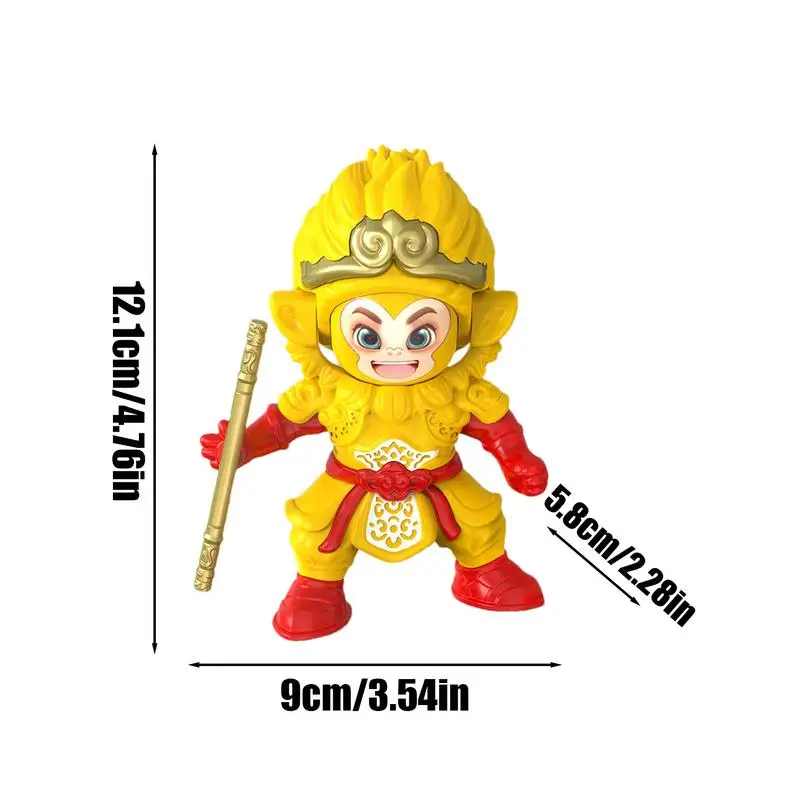 Toy Monkey Face Changing Figures Decorative Funny Monkey Ornament For Desk And Display Cabinet For Kids And Adults Decor
