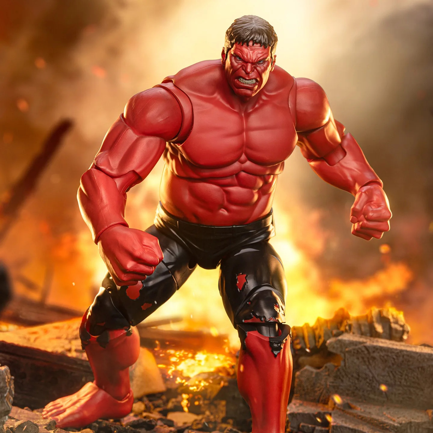 Zd Toys Red Hulk Action Figure 1/12 Scale Movable Joints Captain America Brave New World Collectible Model Gift - view 6