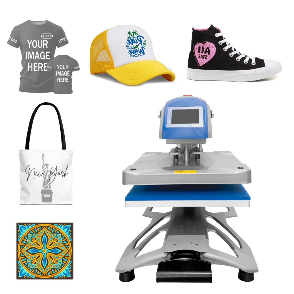 T Shirt Heat Press Machine 16 X 20 Heat Press Machine Swing Away T Shirt Printing Machine For Small Business Presse A Chaud