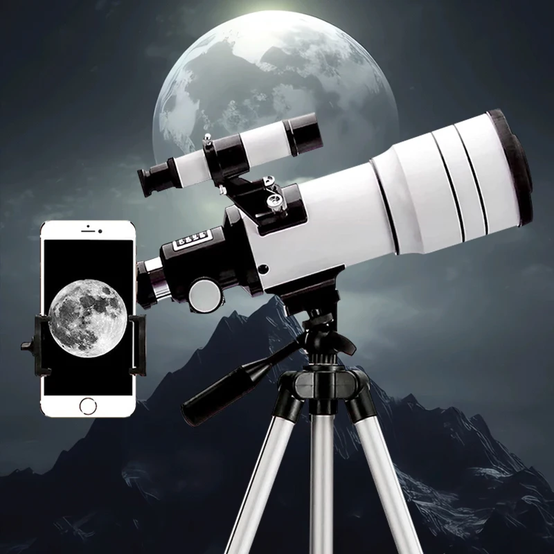 F30070 HD Professional Astronomical Telescope Bak4 Prism High Magnification For Moon Watching Stargazing Bird Watching Gift