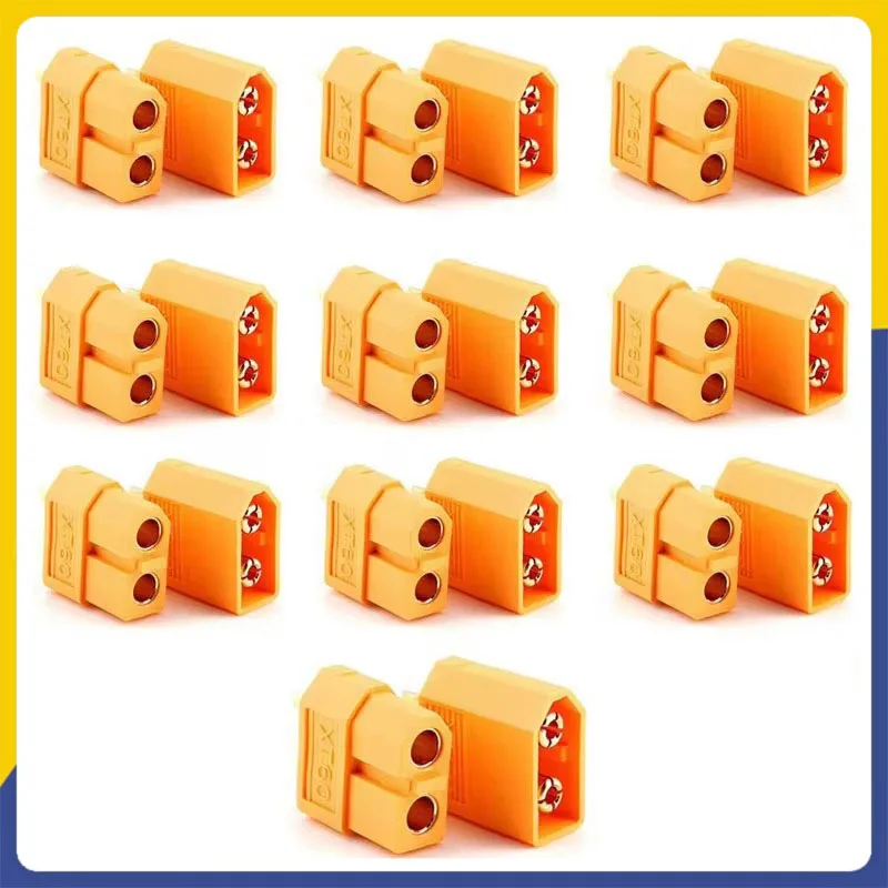 

5pairs XT60 XT-60 Male Female XT30 XT90 Bullet Connectors Set for RC Lipo Battery Compatible with RC Drone Airplane Car Boat