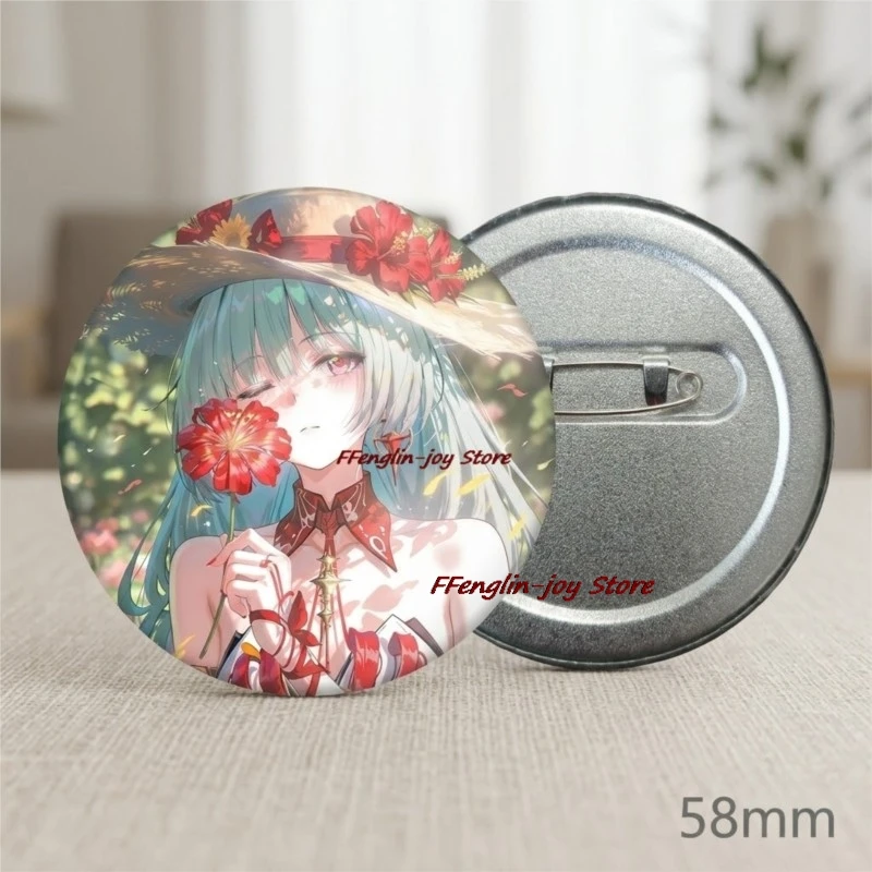 WuWa Phrolova Enamel Pin Wuthering Waves Phrolova Badge WW Anime Metal Brooch Conductor Resonator Cartoon Lapel Pin Collection