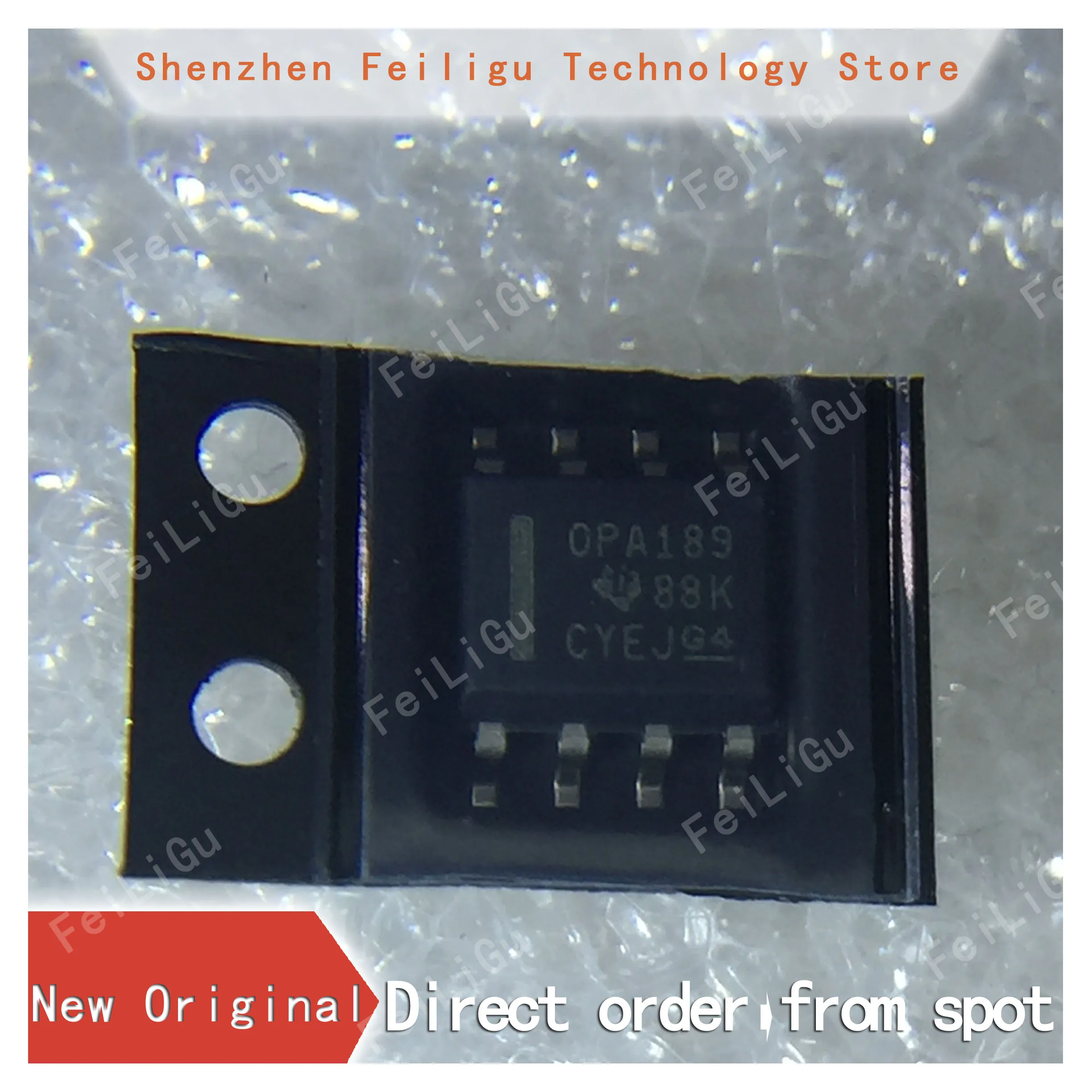 5/15/30/50Pieces 100% New Original OPA189IDR OPA189ID OPA189 Package:SOP8 Precision Operational Amplifier Chip