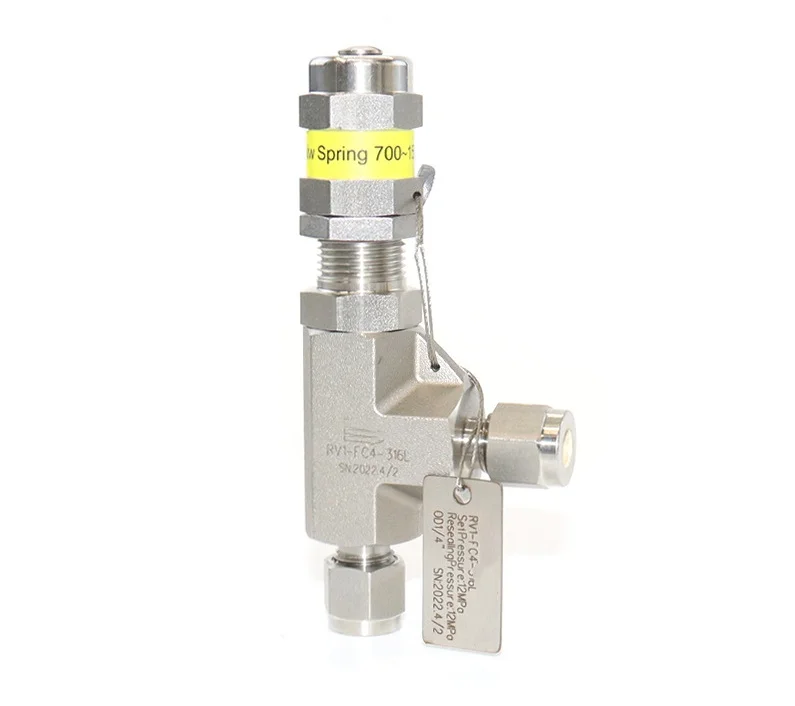 

316 Stainless Steel Card Sleeve Pressure Relief Valve Manual Proportional Unloading Safety Valve