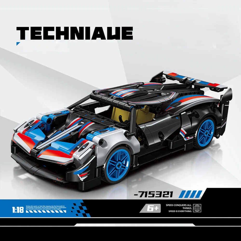Maßstab 1:18 Paganis Huayra Super Sport Auto Technische Baustein Modell Sets Fahrzeug Ziegel Supercar Spielzeug Sammlung Für Geschenke