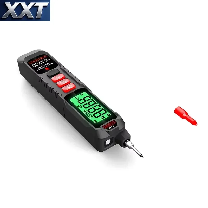 XXT Red Test Pen 12-1000V Volt Current Non-Contact Electric Test Meter Voice Broadcast Voltage Tool Teste