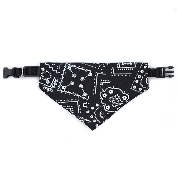 Haustier Hund Halstuch Welpen Katze Hundehalsband Bandana Kragen Schal mit Lederhalsband Zubehör Verstellbarer Haustier Welpen Katze Schal