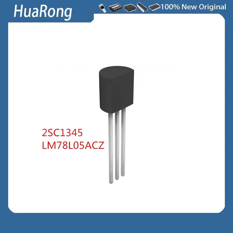 10Pcs/Lot    2SC1345   C1345  LM78L05ACZ  TO-92-3   2SA836  TO-92