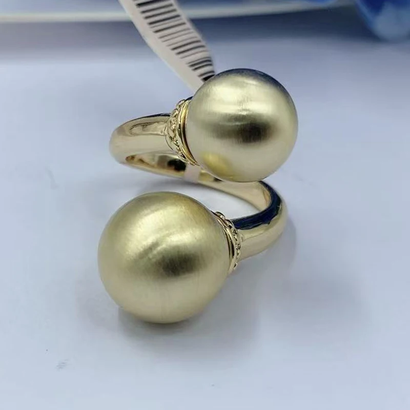 New 18K Gold Plated Luxury Party Ring Woman Fashion High Quality Rings Accessories New Physical Picture Ring High Quality Gifts