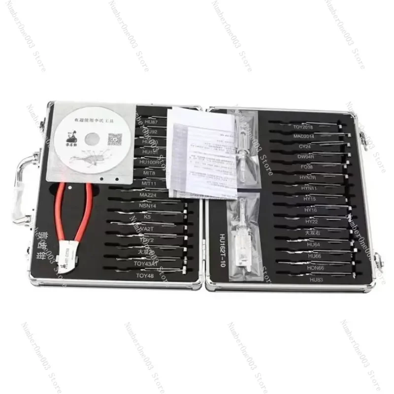 

Lishi Tools 2-in-1 for Lock Pick and Decoder Lishi Key Cutter Locksmith Tools Repair Set for Car Lock