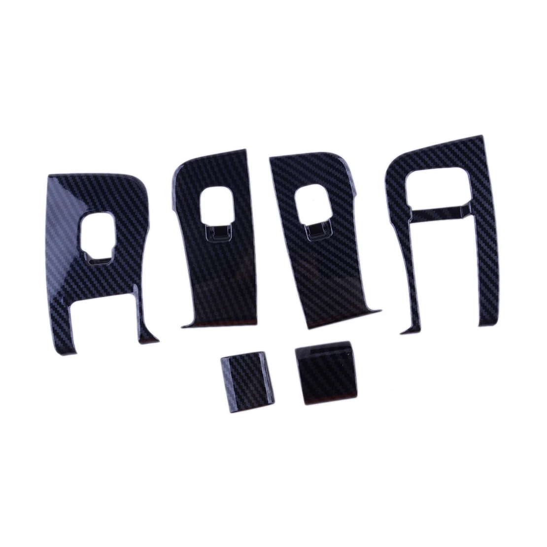 

1 Set Carbon Fiber Style ABS Door Window Lift Switch Button Panel Cover Trim Sticker Frame Fit for Tesla Model 3 Y 2017-2021 LHD