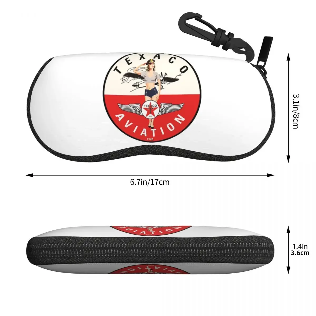 خمر تكساكو شعار شل نظارات حالة واقية النظارات الشمسية مربع النساء الرجال لينة حقيبة النظارات الحقيبة