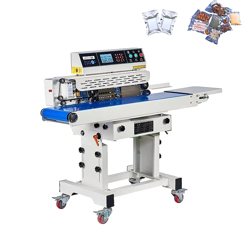Band Sealer Machine Continuous Vacuum Sealer for Aluminum Foil Plastic Pouch Packing Customized