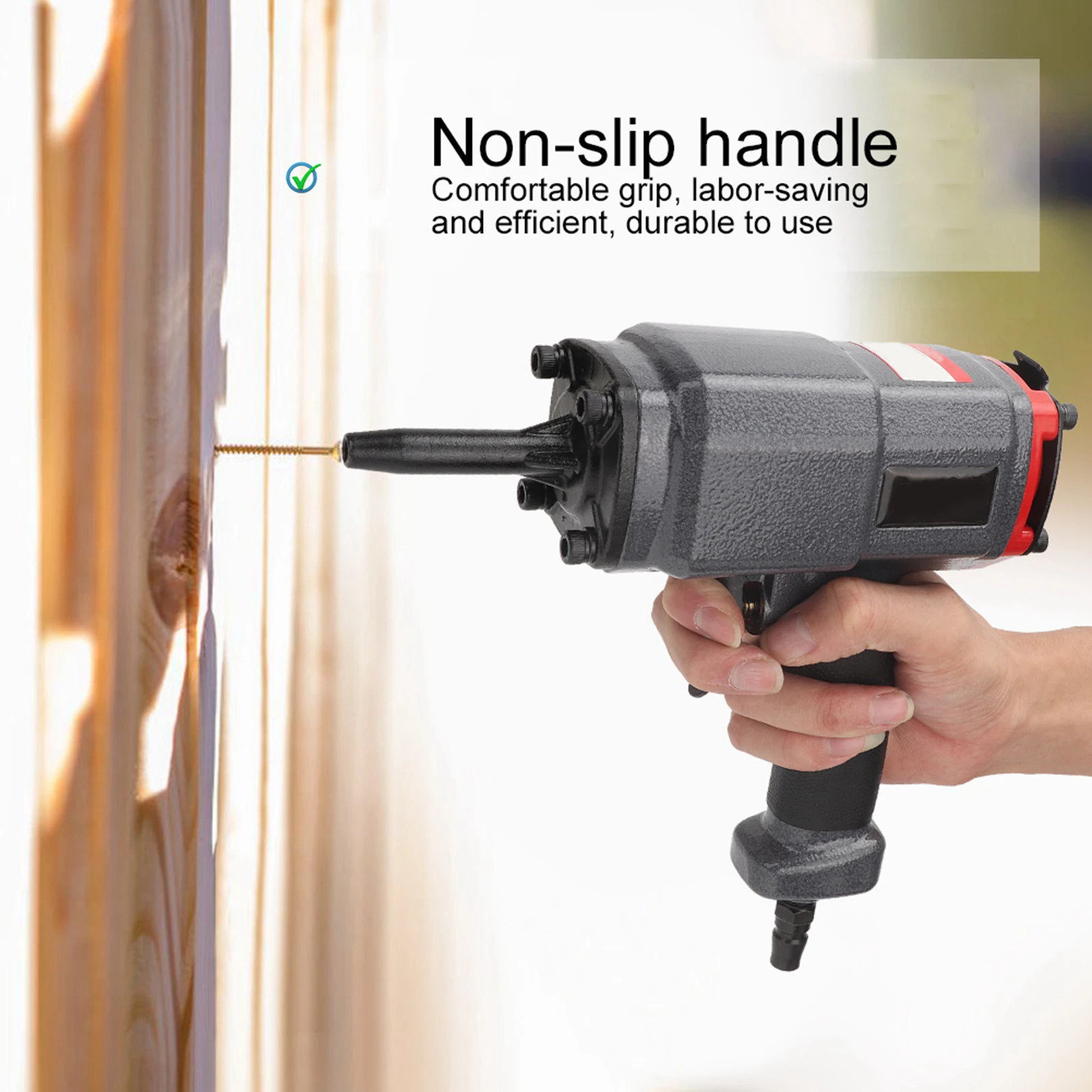 NP50 Air Riveter Portable Nail Remover Professional Non‑Slip Nail Puller Kit Hand Tools 0.4‑0.7mpa