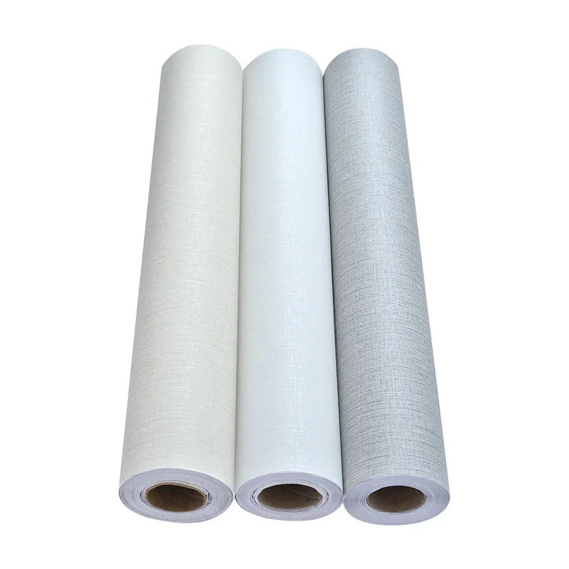 ورق حائط ذاتي اللصق من الكتان السميك مقاوم للماء ومقاوم للرطوبة لغرفة المعيشة وغرفة النوم وديكور المنزل