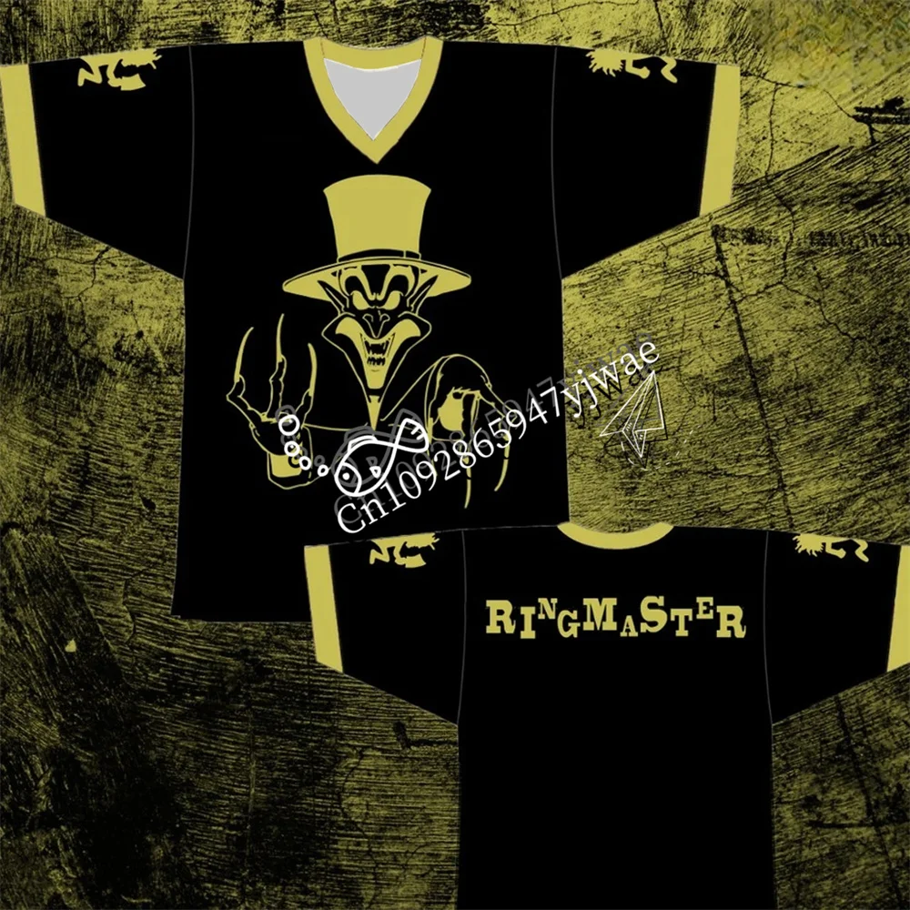 Fantastisches Shirt, verrückte Clown-Positur, Football-Trikot, American-Football-Shirt, Halloween-Riddle-Box-T-Shirt, Sommer-T-Shirt für Männer und Frauen – Detail 7
