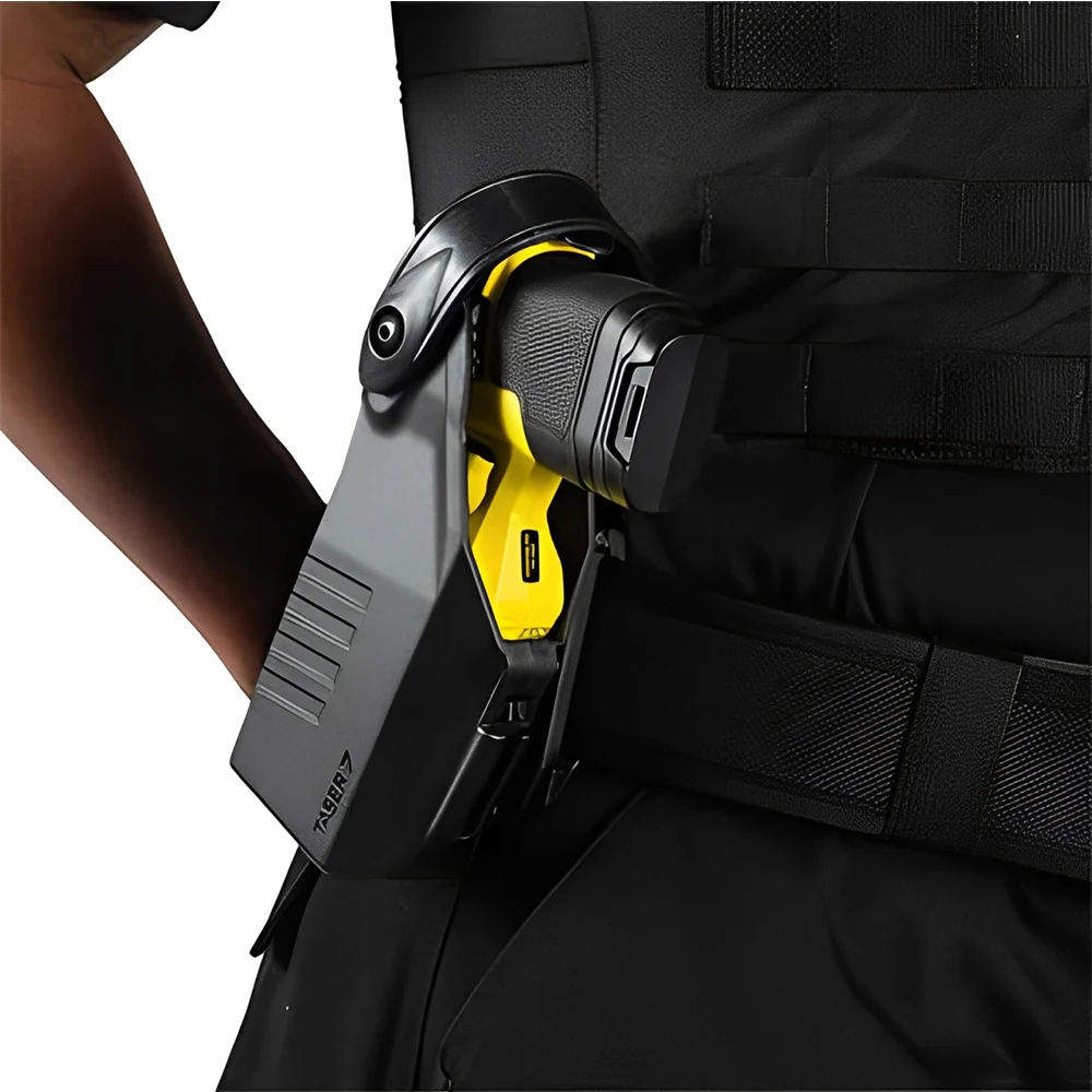 

FANDAO Tactical Taser Quick-Draw Holster Waist Vest Two-Grid Taser T7 Quick-Draw Holster Sls Locking Rotating Holster For Belt