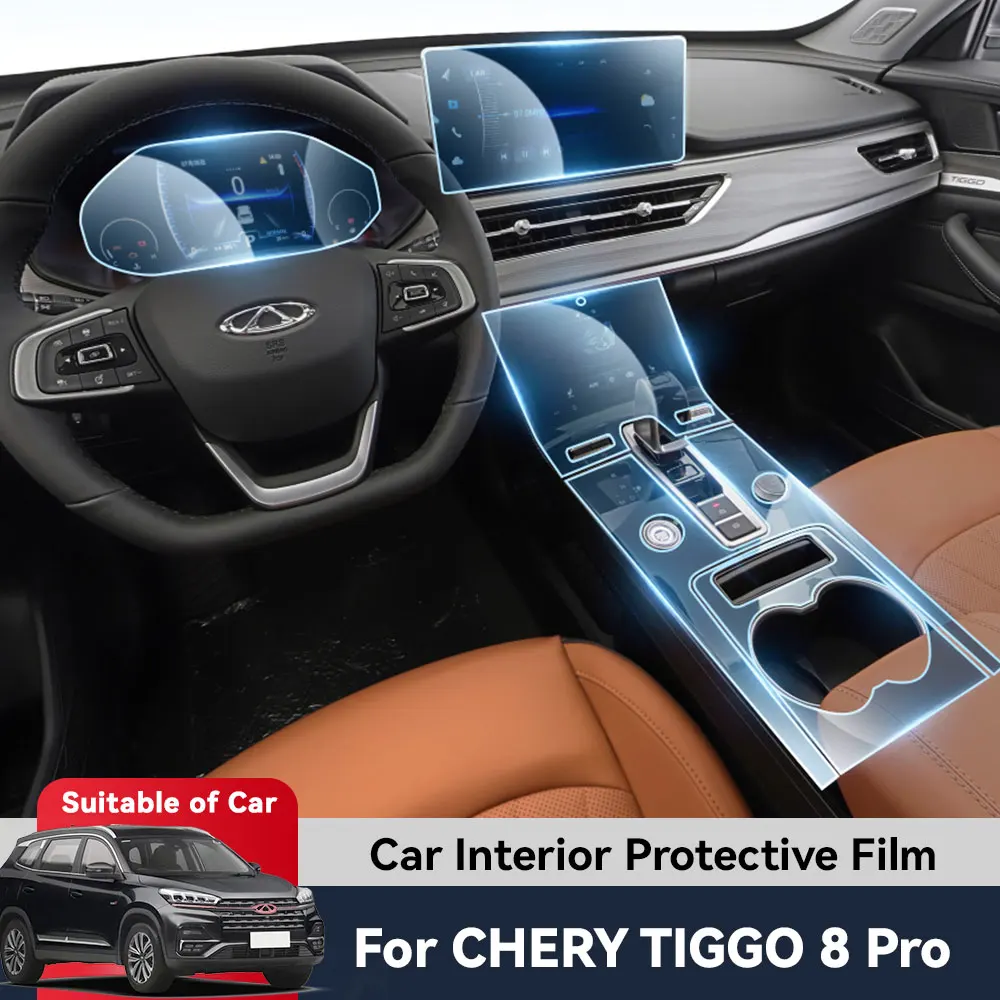 

Auto Central Control Screen TPU Navigation Anti Scratch interior Protection Film GPS Navigation For CHERY TIGGO 8 PRO 2022-2024