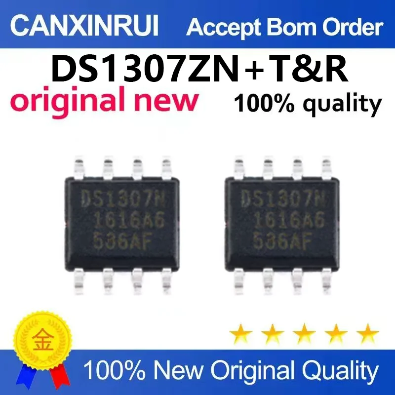 （5pcs-100pcs）Brand new original DS1307ZN+T&R SMT SOIC-8 serial I2C real-time clock chip