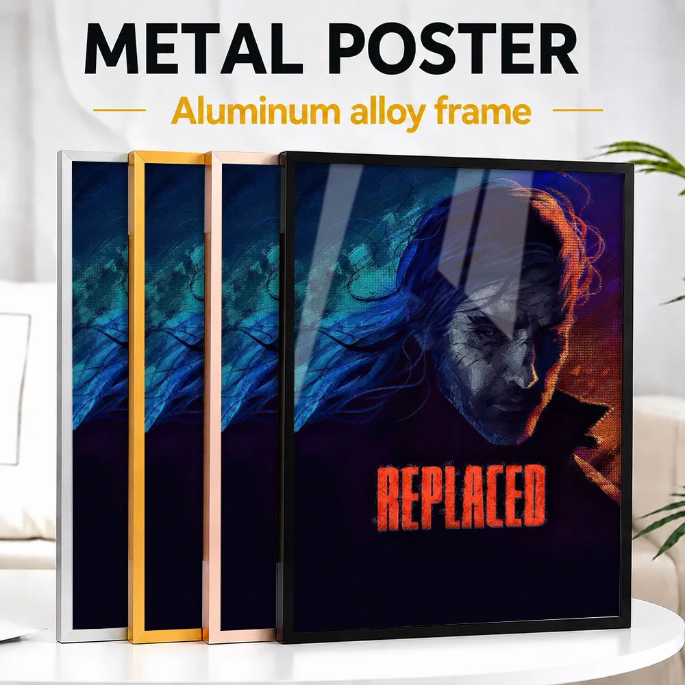 Replaced Game Metal Poster With Aluminum Alloy Frame Personalized Hero Tribute Wall Art A Thoughtful Gift For Players In Studio