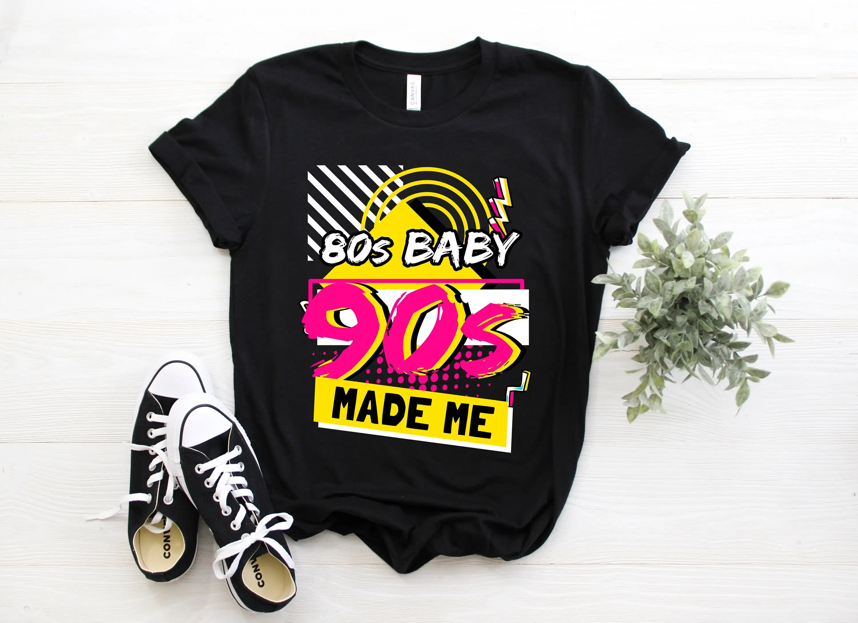 Cute 90S Lover T Shirt Retro Born In The 80S Vintage Nineties Crop I Love 90 Costume Heart 1990 Party Present