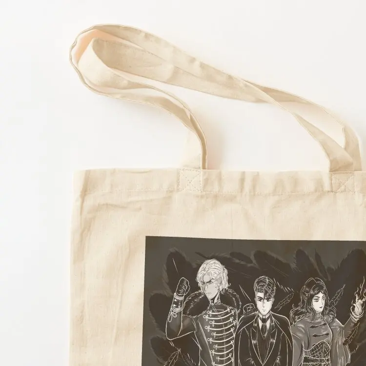 Inktober: حقيبة حمل ستة من الغربان، حقائب هدايا جمالية، حقيبة يد نسائية، حقيبة تسوق جامعية