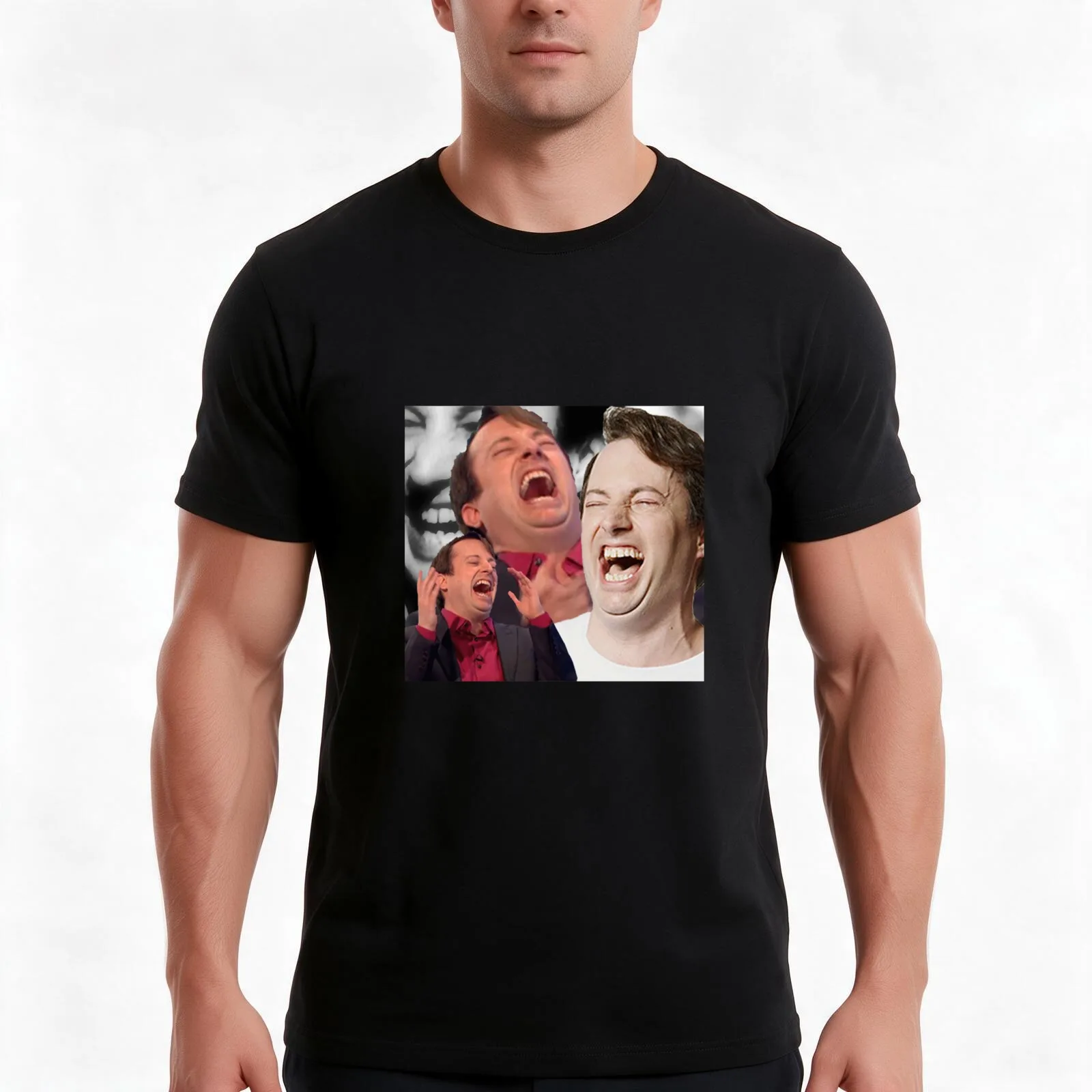 David Mitchell Hysterical Laugh Classic TShirt2506 T-Shirt, Summer Casual Cotton Tee, Oversized Streetwear Tops, 100% Cotton