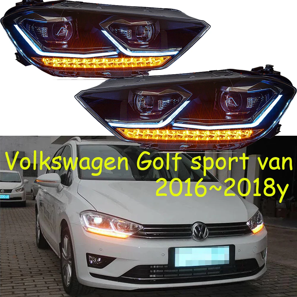 

car bumper taillight for volkswagen Golf headlight sport van 2016~2018y LED DRL car accessories HID xenon for VW Golf fog light