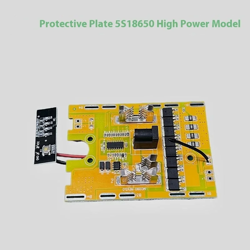 1Pcs 21V 8MOS Balance Protection Board DIY Accessories For 18650 Angle Grinder Chainsaw Electric Wrench