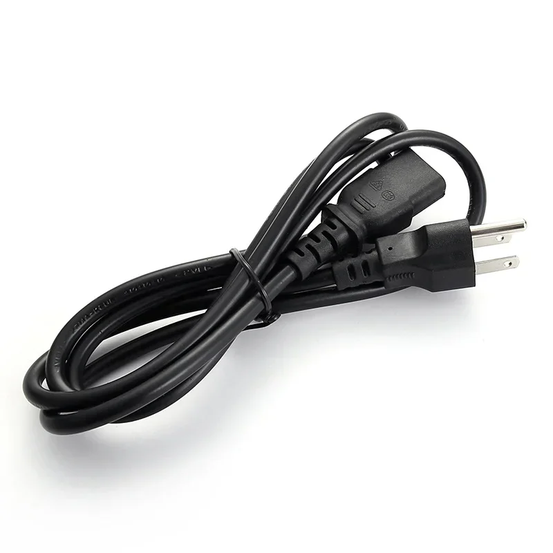 US Standard Plum Tail American Standard Computer Notebook Power Cord 1.5m 3*0.75 Copper Power Cable