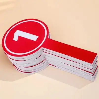 Paletas numéricas de mano para votación, tableros de puntuación multifunción reutilizables para juegos de subasta de competición, herramienta de puntuación portátil, 10 Uds.