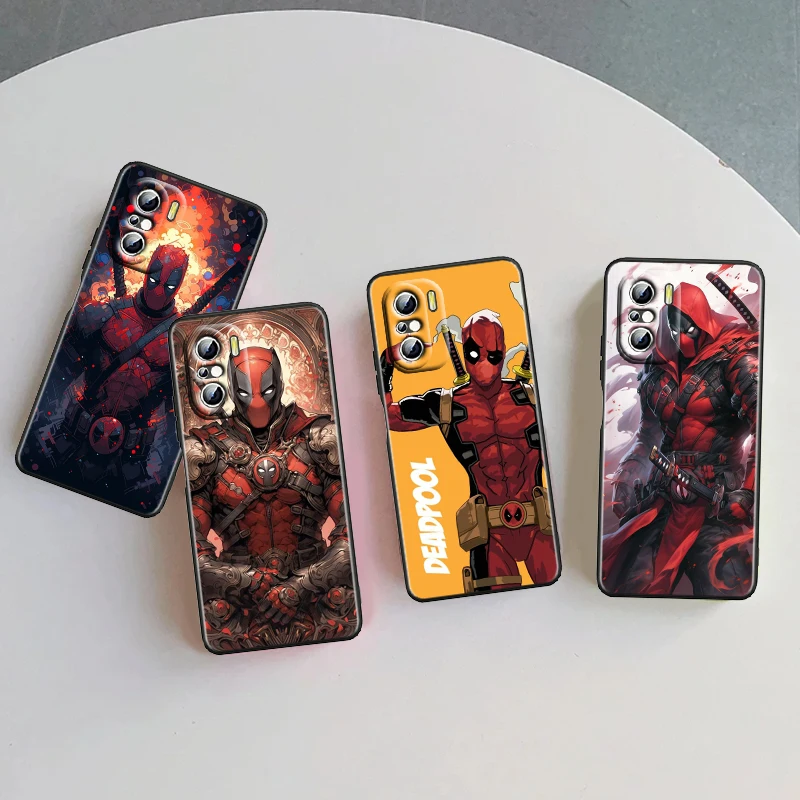 Death Attendant Marvel Cool For Xiaomi Redmi 9A 9C 9AT 10C 9 9T 10 12C 13C A3 12 K60 A1 K50 K40 5G Black Cover Phone Case