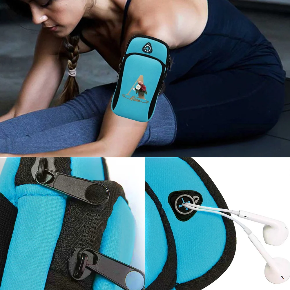 Customized Name Armband Sports Phone Bag Running Armband Phone Bag Waterproof Slow Running Phone Bag Personalized Printing