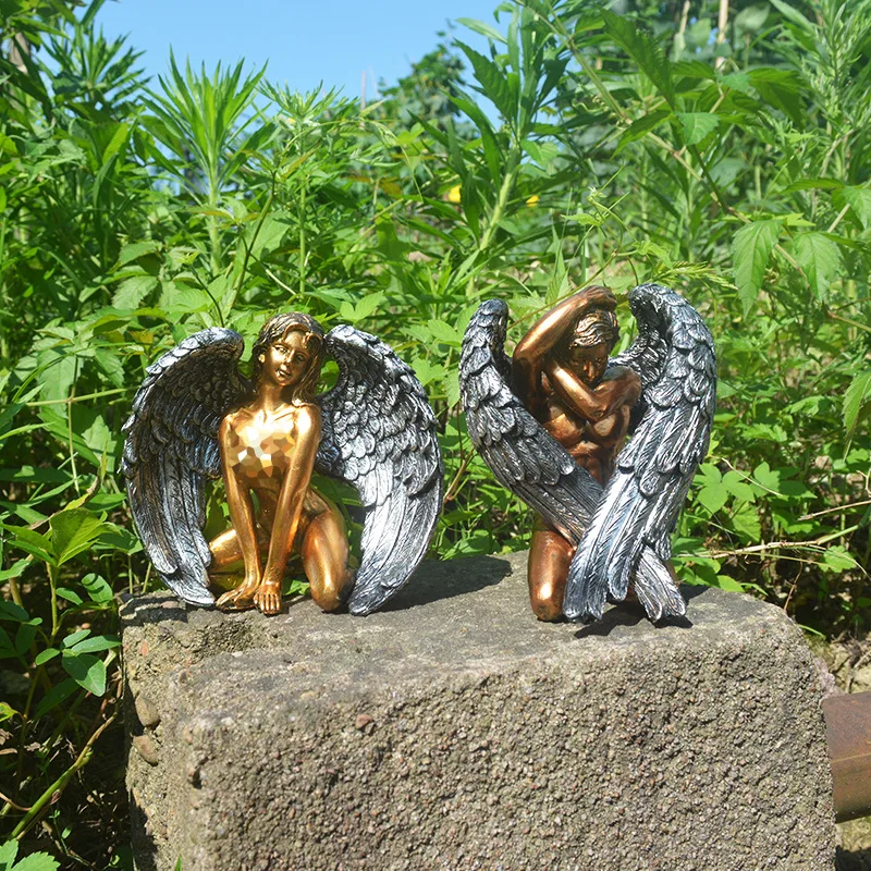 

Independent Station Decoration Ornaments, Angel Lovers Statue, Creative Decorations, Home Decoration, Resin Crafts