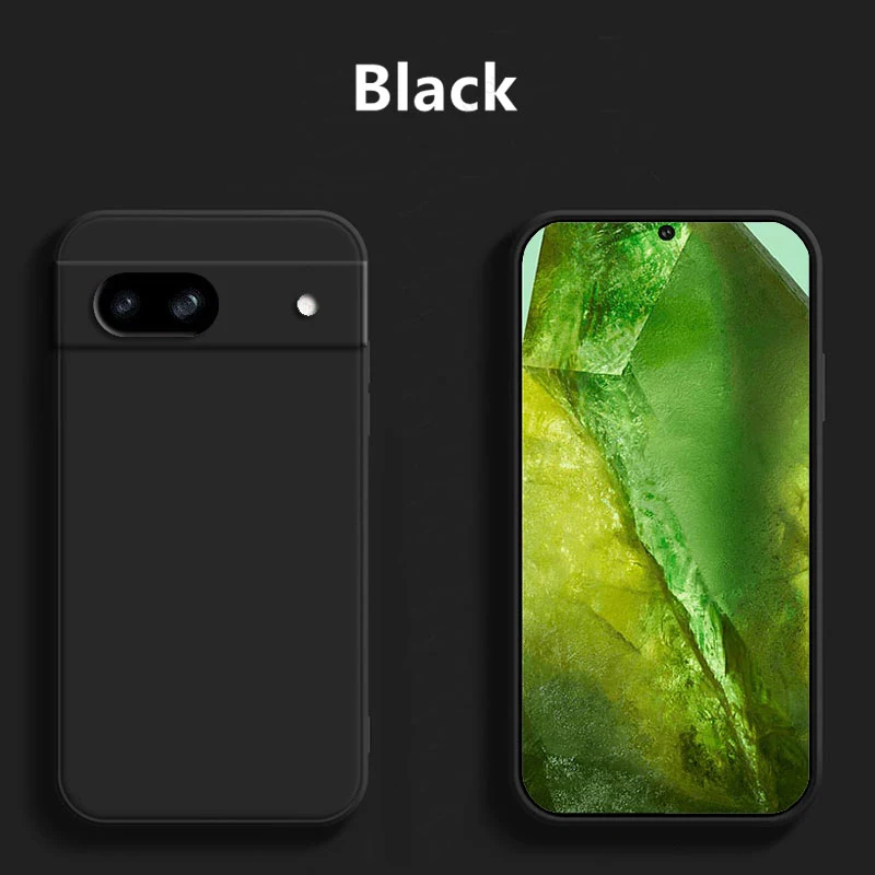 For Google Pixel 8a Case For Google Pixel 8a Case Funda Liquid Soft Silicon Para Bumper Phone Back Cover For Google Pixel 8a image 2